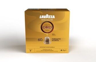 🛒 🔥CAFÉ LAVAZZA QUALITÁ ORO 🔥 Lavazza Qualità Oro, 60 Cápsulas de Aluminio Compatibles con Máquinas Nesp…