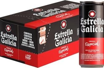 🤯 🔥ESTRELLA GALICIA 🔥 Estrella Galicia – Especial, Cerveza Lager, Frigopack, 10 Latas x 33 cl