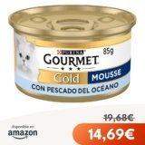 🚫 [CADUCADO]¡CHOLLAZO PARA TU MICHI! 🐱 Pack de 24 latas Gourmet Gold Mousse con un 10% DE DESCUENTO EXTRA